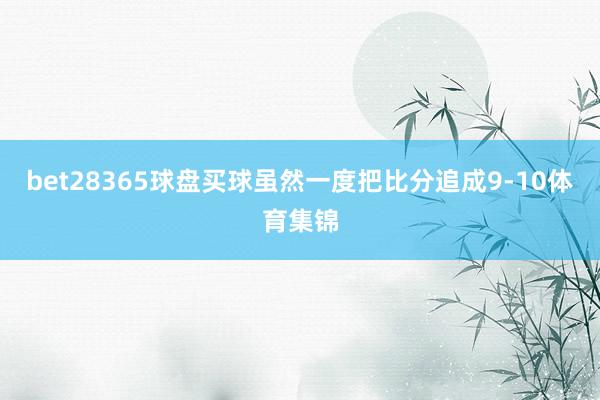 bet28365球盘买球虽然一度把比分追成9-10体育集锦